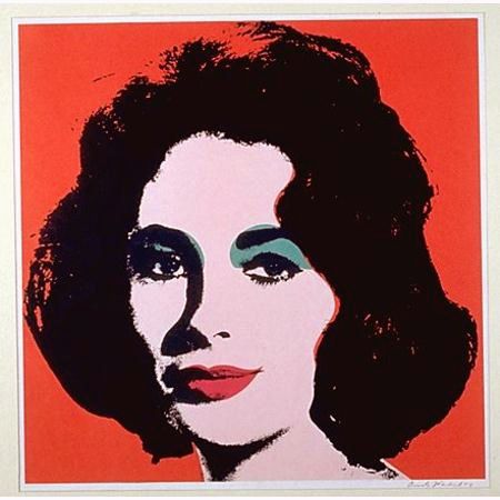 Sérigraphie Warhol - Liz (II.7)