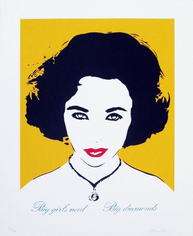 Sérigraphie Bambi - Liz (Yellow)