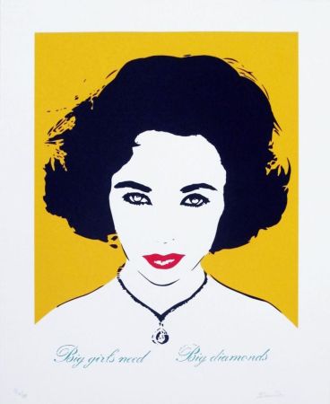 Sérigraphie Bambi - Liz (Yellow)