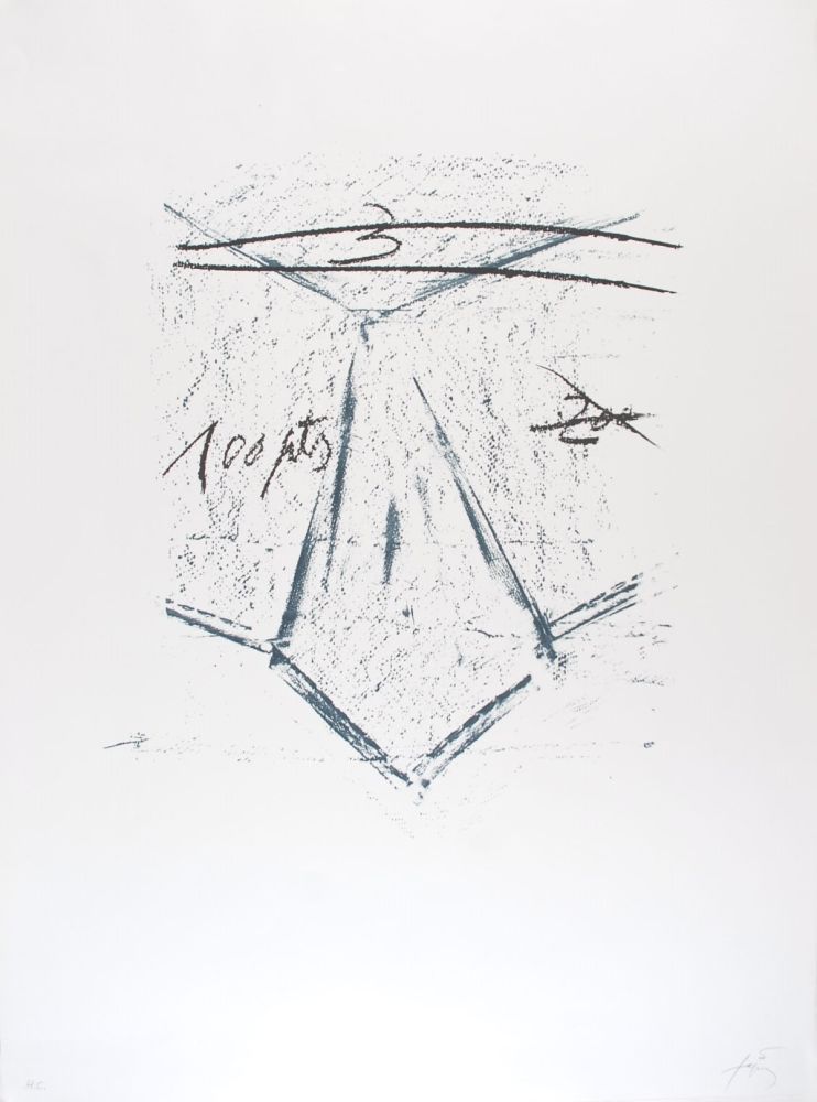 Lithographie Tàpies - Llambrec 12