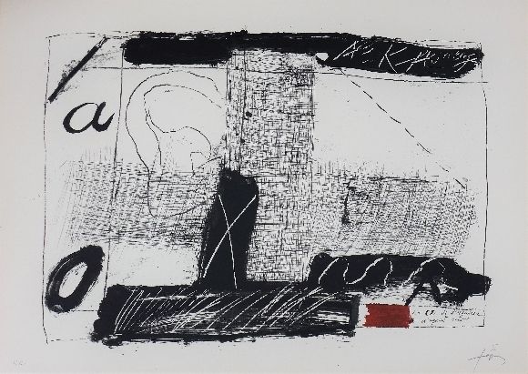 Lithographie Tàpies - LLambrec 2