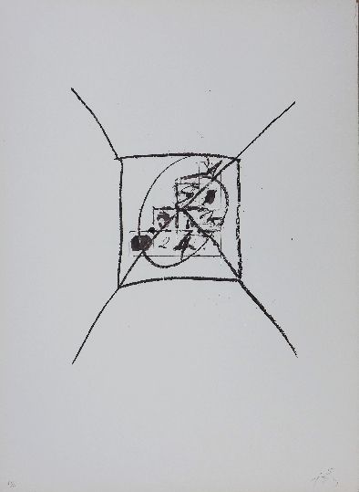 Lithographie Tàpies - LLambrec 9