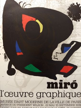 Affiche Miró - L'oeuvre graphique
