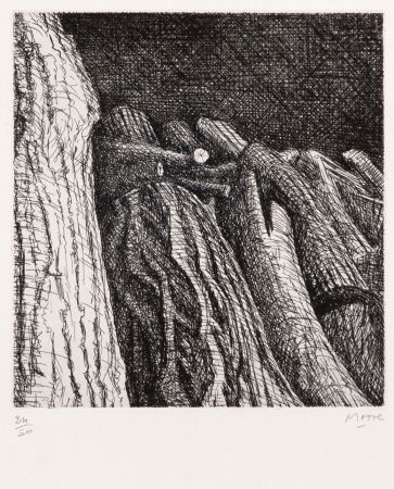 Gravure Moore - Log Pile II