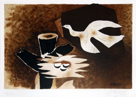 Lithographie Braque - L'oiseau et son nid (The Bird and Its Nest)