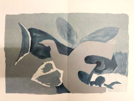 Lithographie Braque - L’oiseau et son ombre