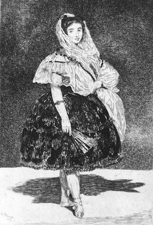 Eau-Forte Et Aquatinte Manet - Lola de Valencia