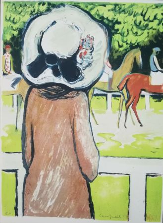 Lithographie Cassigneul  - Longchamp No 2