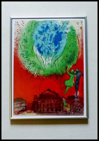 Lithographie Chagall - L'OPERA