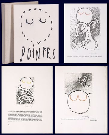 Livre Illustré Alechinsky - Louis Scutenaire et Pierre ALechinsky : POINTES (17 gravures monogrammées) 1972.