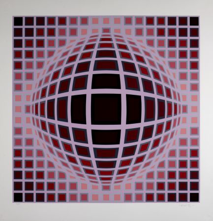 Sérigraphie Vasarely - Louisiana 1, c. 1983 - Hand-signed