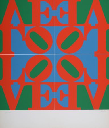 Sérigraphie Indiana - Love, 1967 - Hand-signed