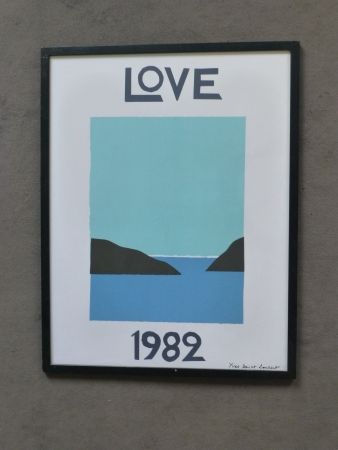 Affiche Saint Laurent - Love 1982