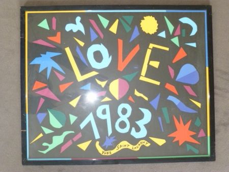 Affiche Saint Laurent - Love 1983