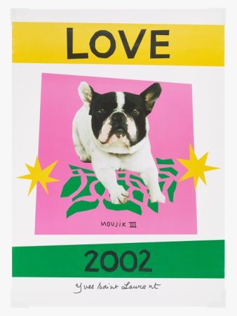 Affiche Saint Laurent - Love 2002