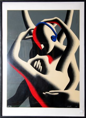 Sérigraphie Kostabi - Love in Stereo