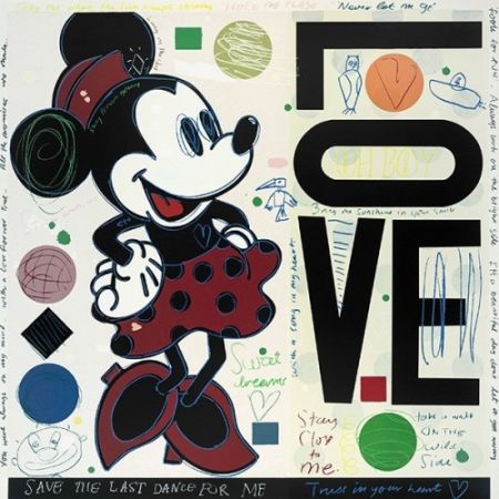 Sérigraphie Spiller - LOVE (Minnie)