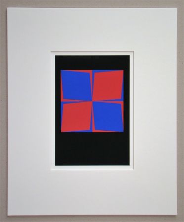 Sérigraphie Vasarely - Lozan, 1964