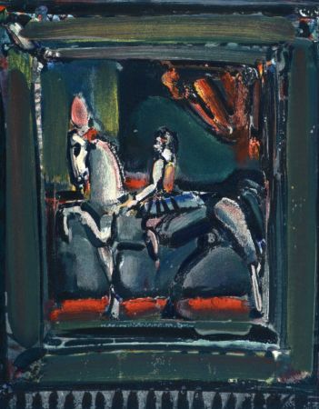 Lithographie Rouault -  L'Écuyère (The Circus Rider), 1971