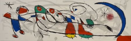 Eau-Forte Et Aquatinte Miró - L'émancipation définitive de la queue du chat 