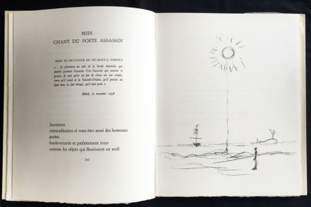 Livre Illustré Giacometti - Léna Leclercq : POMME ENDORMIE. Lithographies originales d'Alberto Giacometti.