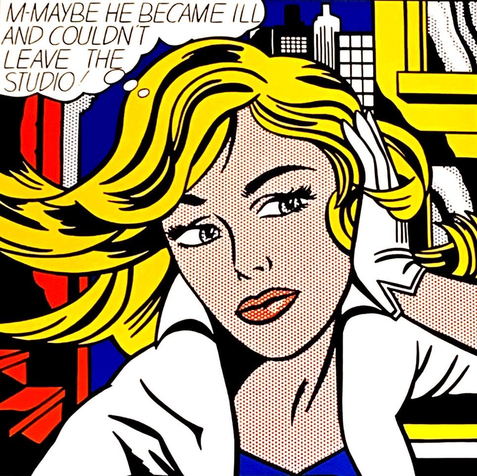 Offset Lichtenstein - M-Maybe he became ill