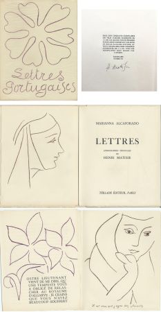 Livre Illustré Matisse - M. ALCAFORADO : LETTRES PORTUGAISES. Lithographies originales de Henri Matisse (1946)