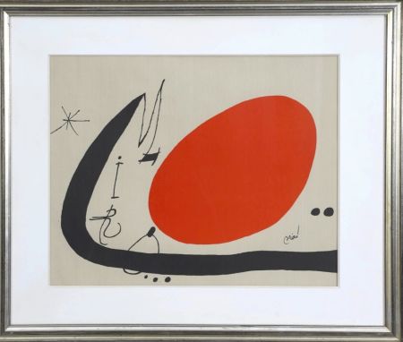 Lithographie Miró - Ma de proverbis. 1970. 