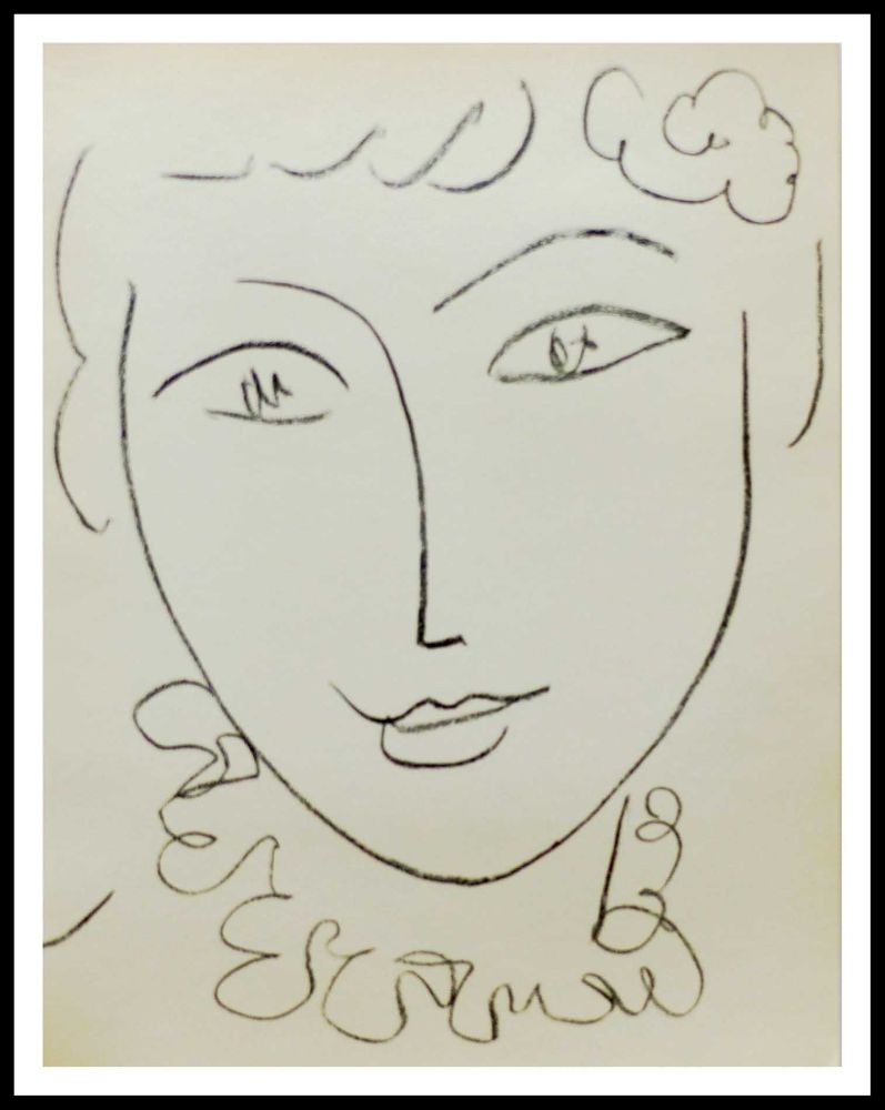 Lithographie Matisse - Madame de Pompadour