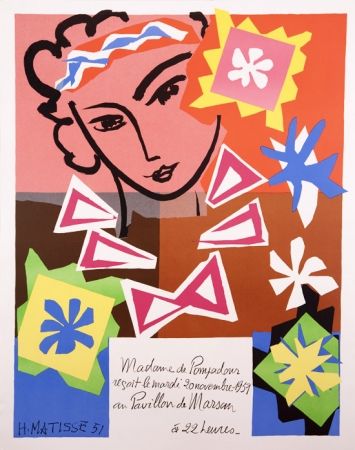 Lithographie Matisse - Madame de Pompadour