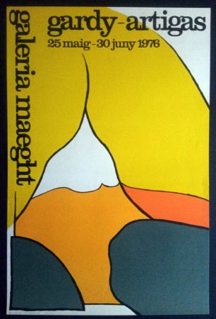 Affiche Artigas - Maeght 25 Maig 30 Juny 1976