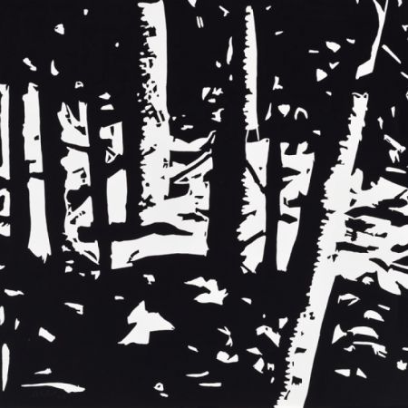 Gravure Sur Bois Katz - Maine Woods II