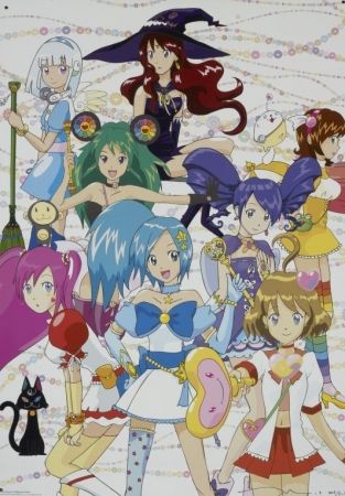 Lithographie Murakami - Majokko (magical princesses) a la mode