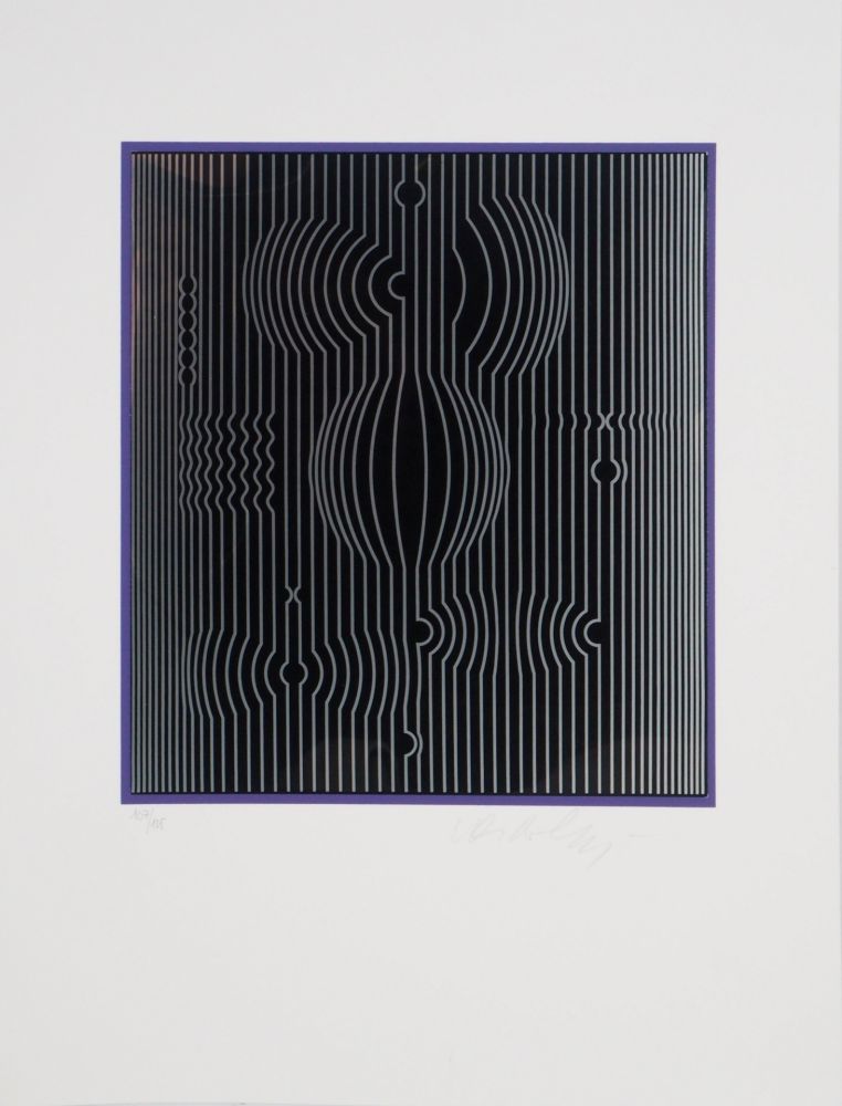 Sérigraphie Vasarely - Manipur