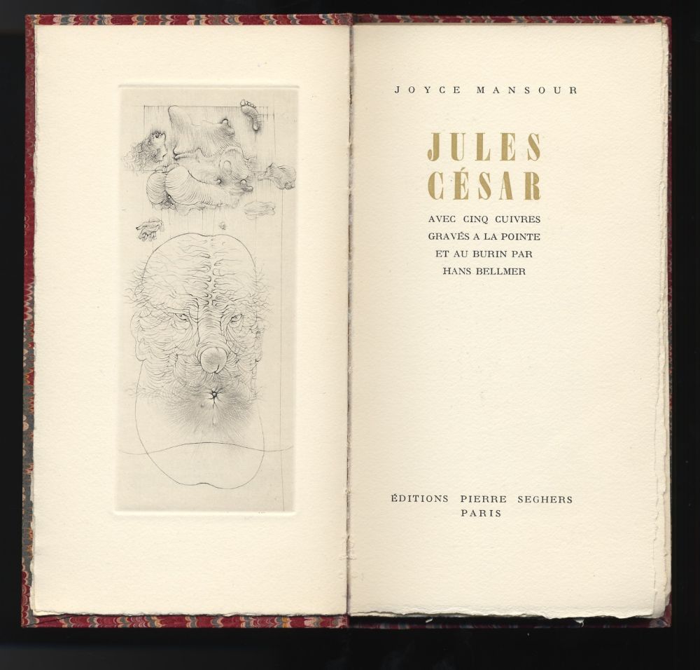Livre Illustré Bellmer - MANSOUR, Joyce : JULES CÉSAR. Avec 5 gravures de Hans Bellmer (1955)