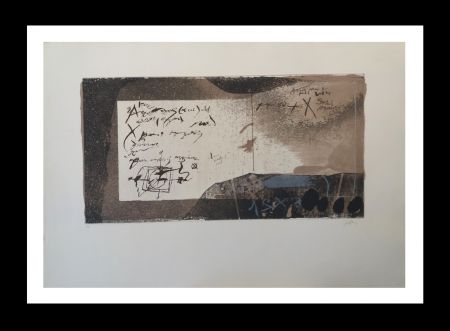 Eau-Forte Et Aquatinte Tàpies - Manuscrito