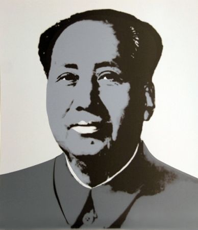 Sérigraphie Warhol (After) - Mao - Grey