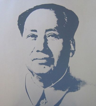 Sérigraphie Warhol (After) - Mao - Silver