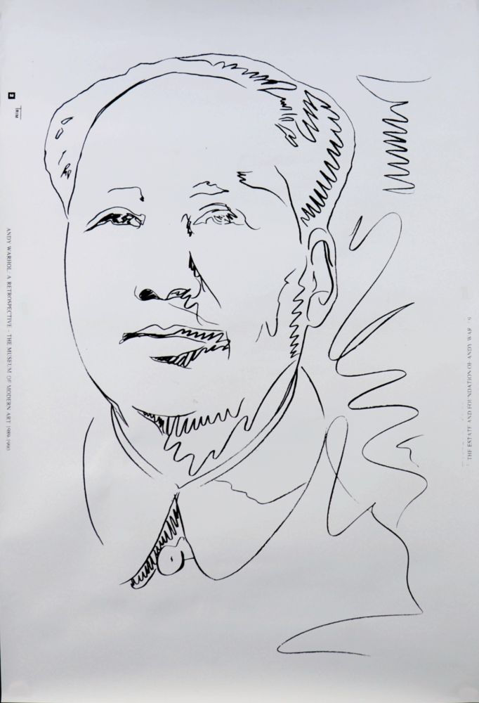 Sérigraphie Warhol - Mao, 1989-1990 - Very scarce!