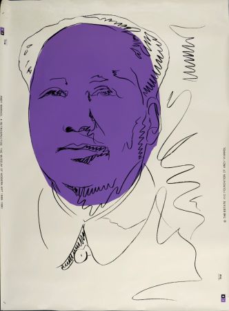 Sérigraphie Warhol - Mao, 1989 - Very large!