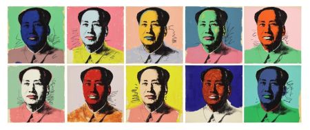 Sérigraphie Warhol - Mao Complete Portfolio