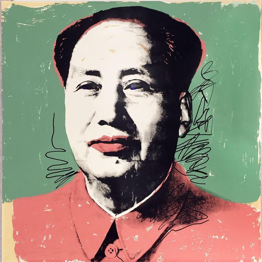 Sérigraphie Warhol - Mao, II.95