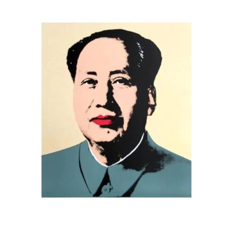 Sérigraphie Warhol - Mao Yellow 