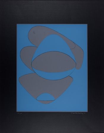 Sérigraphie Vasarely - Mar Caribe