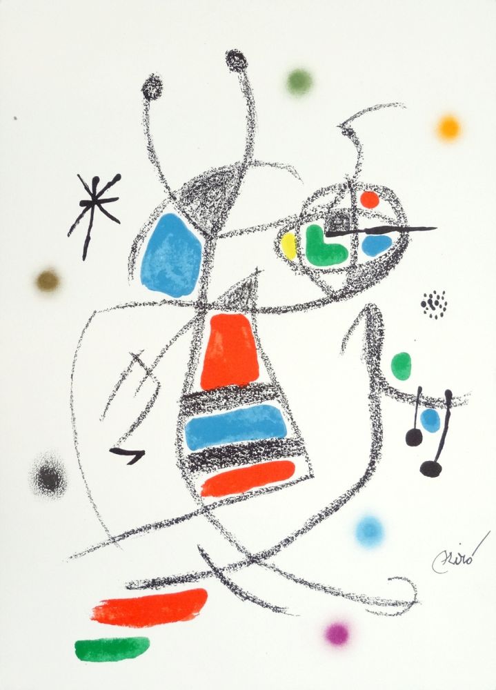 Lithographie Miró - Maravillas