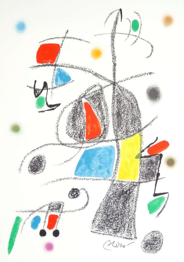 Lithographie Miró - Maravillas