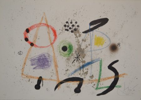 Lithographie Miró - Maravillas - M1055