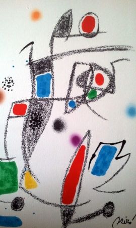 Lithographie Miró - MARAVILLAS CON VARIACIONES ACROSTICAS