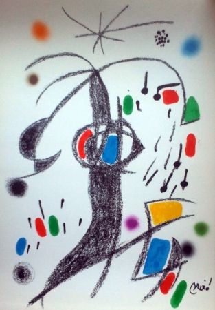 Lithographie Miró - MARAVILLAS CON VARIACIONES ACROSTICAS