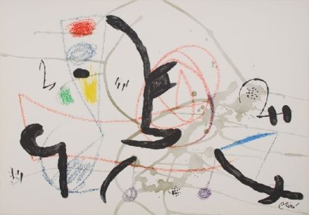 Lithographie Miró - Maravillas con variaciones acrosticas 11